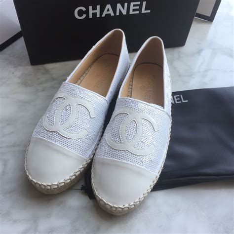 chanel espadrilles white lace|shop chanel espadrilles online.